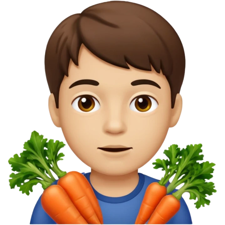 Noel eating vegetables  emoji