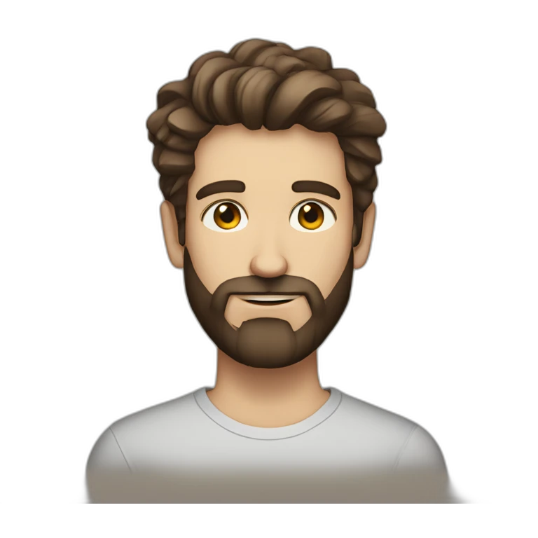 Daniel nass brazilian white skin not so much straight brown hair bearded emoji
