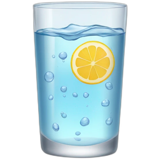 glass of water emoji