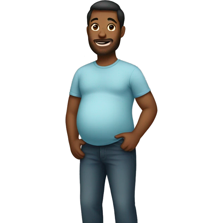 Pregnant man emoji