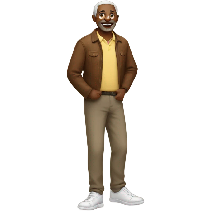 Papa wearing shoes  emoji
