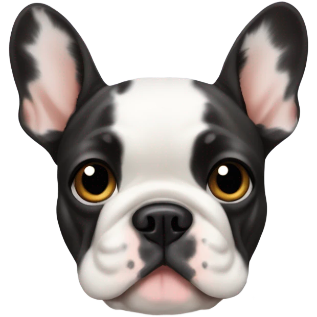 Spotted French bulldog emoji