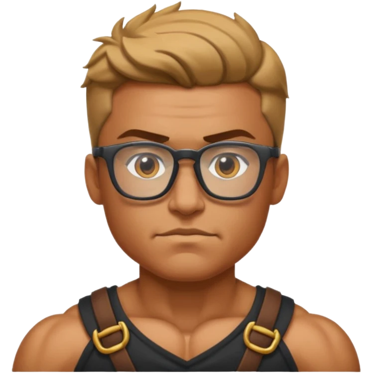 Glasses-Wearing Warrior emoji