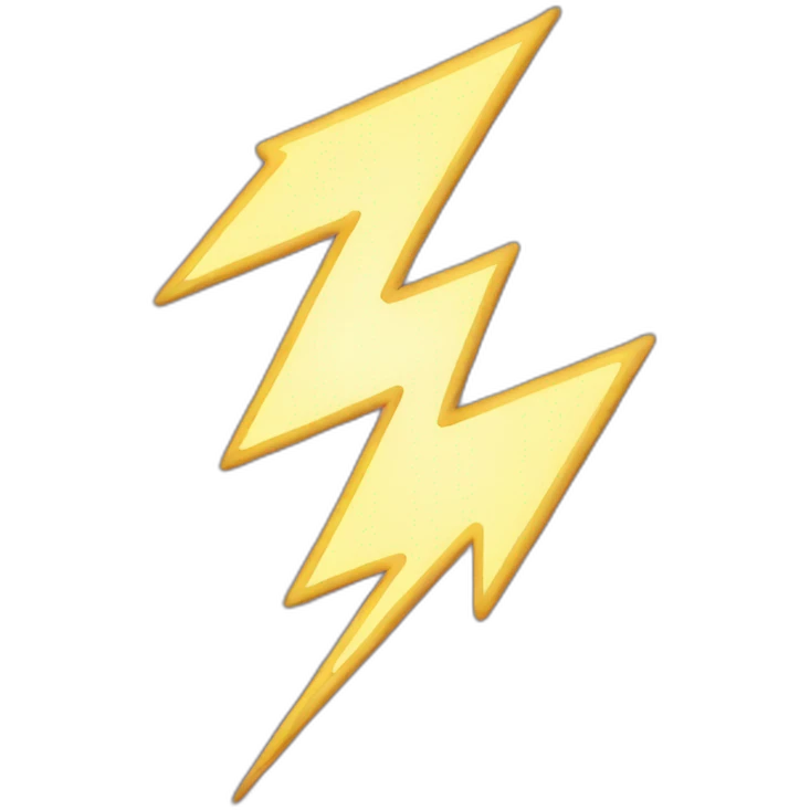 Lightening bolt emoji
