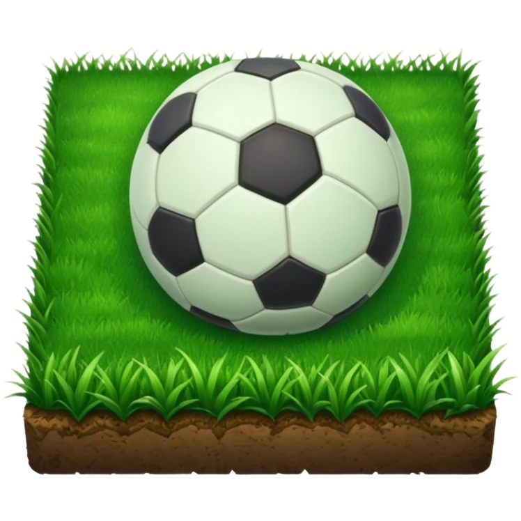 piece of short grass of a soccer field emoji