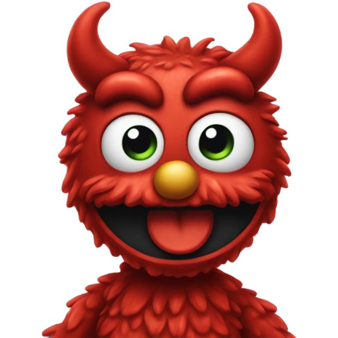 Elmo ios devil emoji emoji