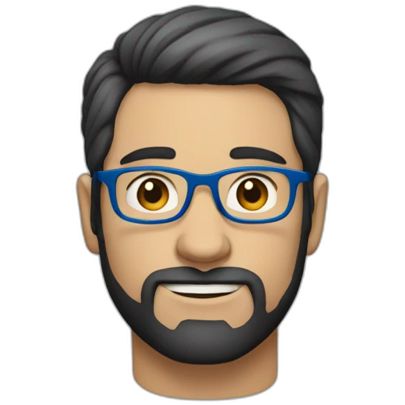 white-40-year-old-man-with-black-hair-parted-in-the-middle-blue-glasses-and-no-beard. emoji