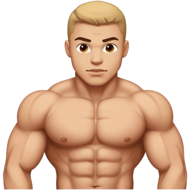 Muscle man emoji