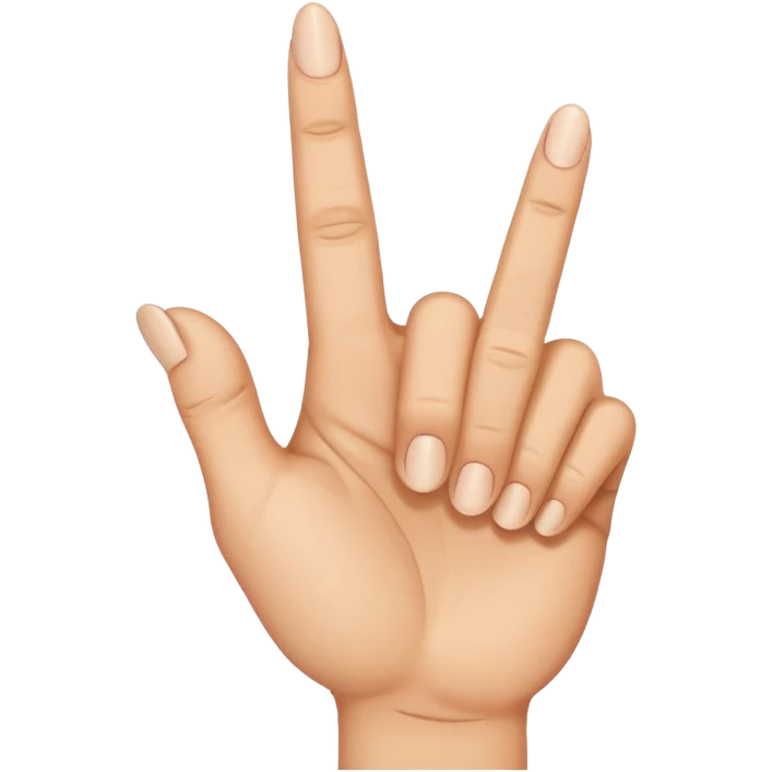 Smiling middle finger emoji