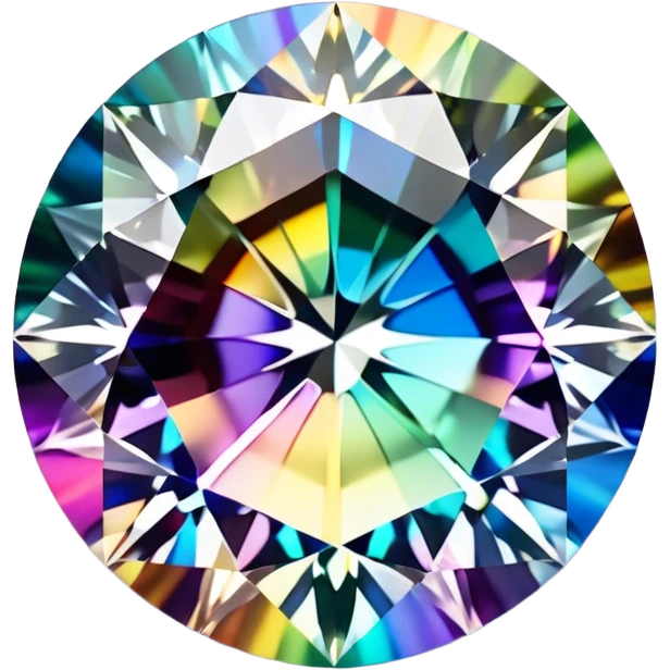 Cinematic Realistic Diamond Emoji, Brilliant and sparkling, with perfectly cut facets reflecting light in dazzling rainbows, resting upon a soft velvet background. The sharp, clean edges reflect light in every direction, creating a mesmerizing shine. Soft glowing outline, capturing the essence of timeless luxury and radiant beauty in a single, flawless diamond! emoji