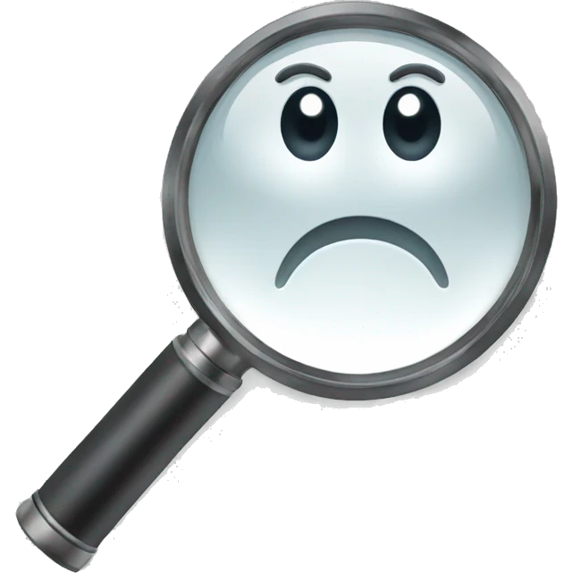 Magnifier emoji