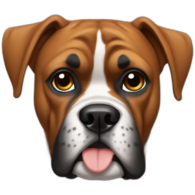 Boxer dog emoji