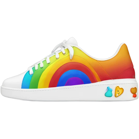 rainbow louis vuttion sneakers emoji