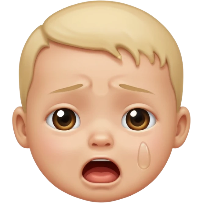 Loud baby emoji
