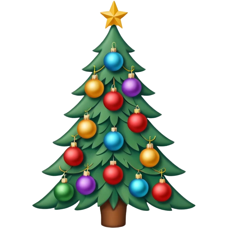 Ялинка на ній є кульки, на кожній з кульок по літері формується слово "LINKOS"
розмір 512х512 пікселів формат PNG emoji