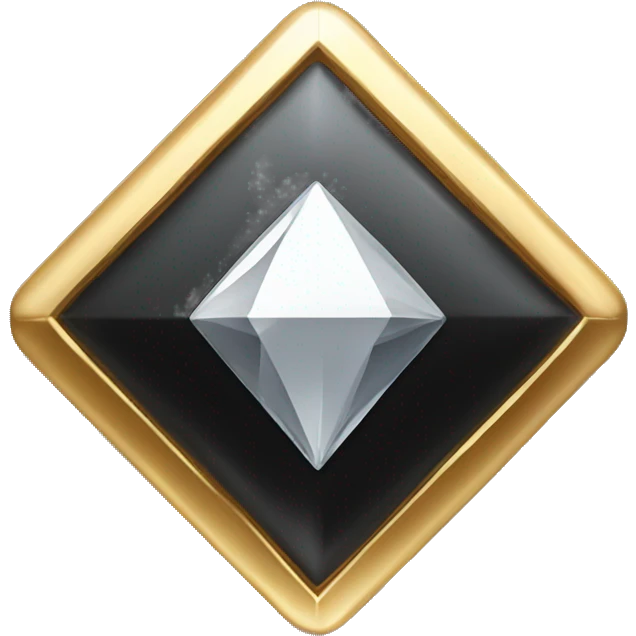 gold and Black diamond youtube playbutton emoji
