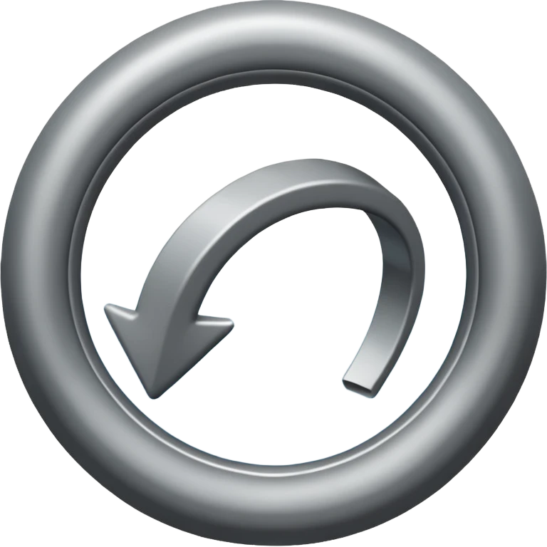 mac os single circled arrow emoji