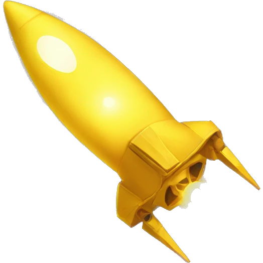 a glowing pure yellow space artifact emoji