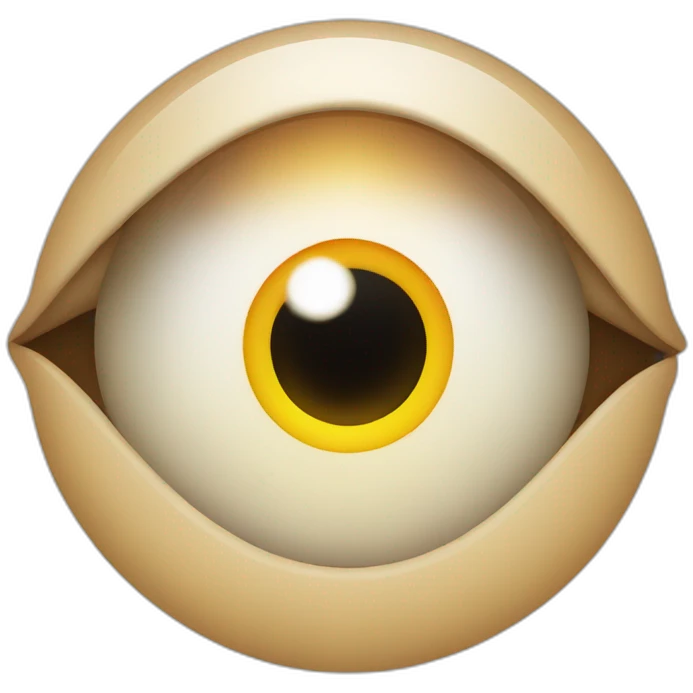 eye with a star inside emoji