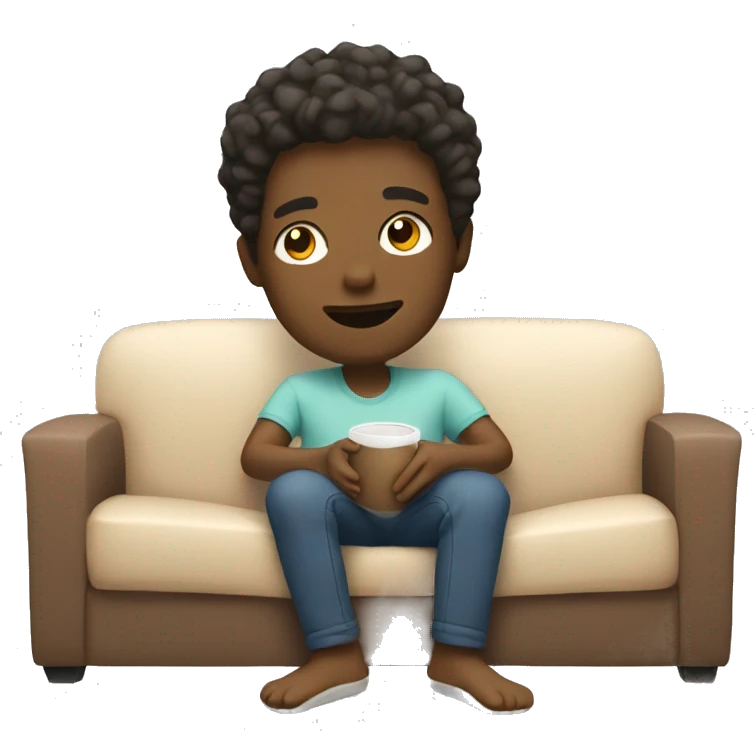 Relax at home emoji