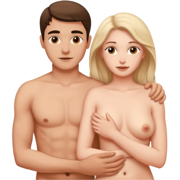naked man fucks naked woman. Botha of them are completely naked. show Details emoji