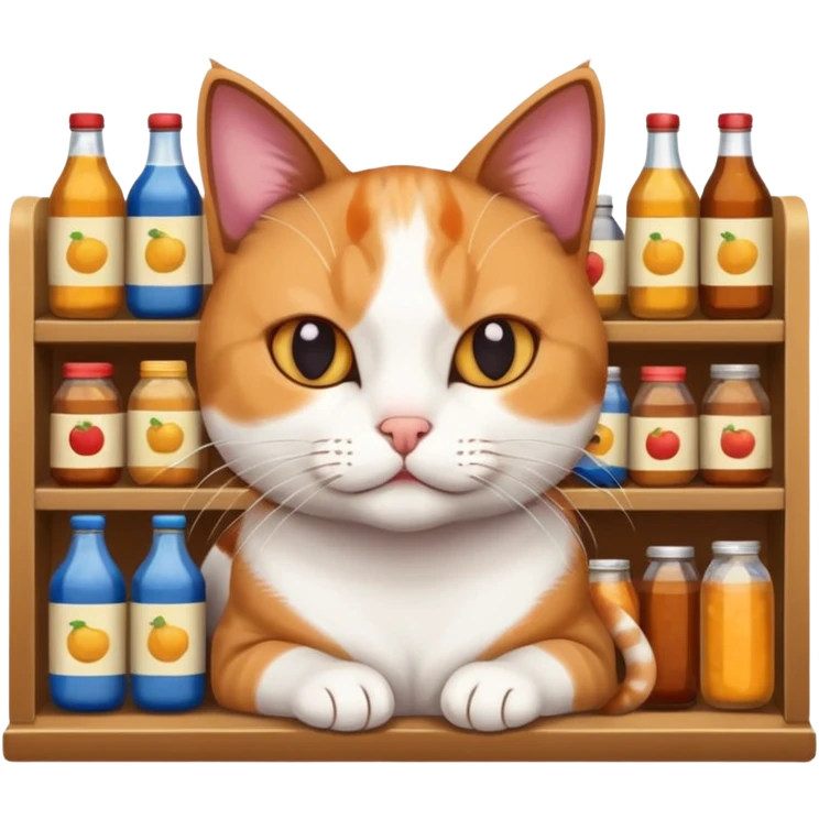 Cat in a bodega  emoji