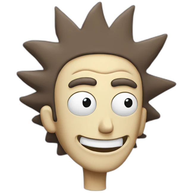 rickandmorty rick smile emoji