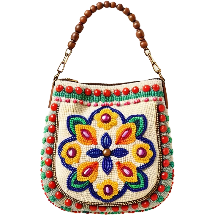 Anthropologie Fiona beaded bag  emoji