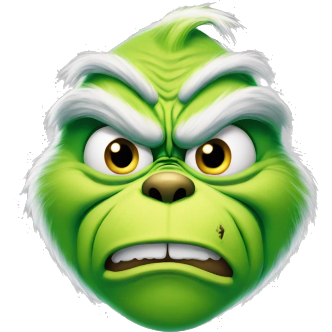 the grinch angry emoji