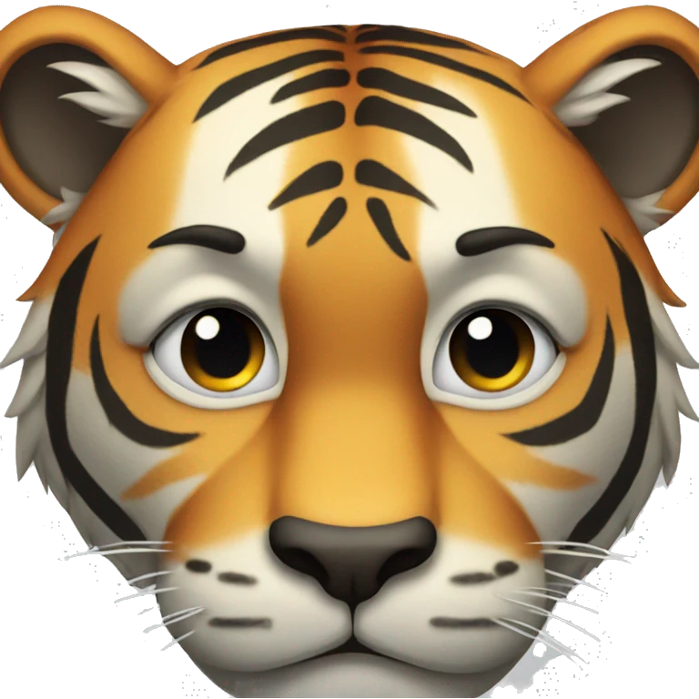 crying tiger emoji