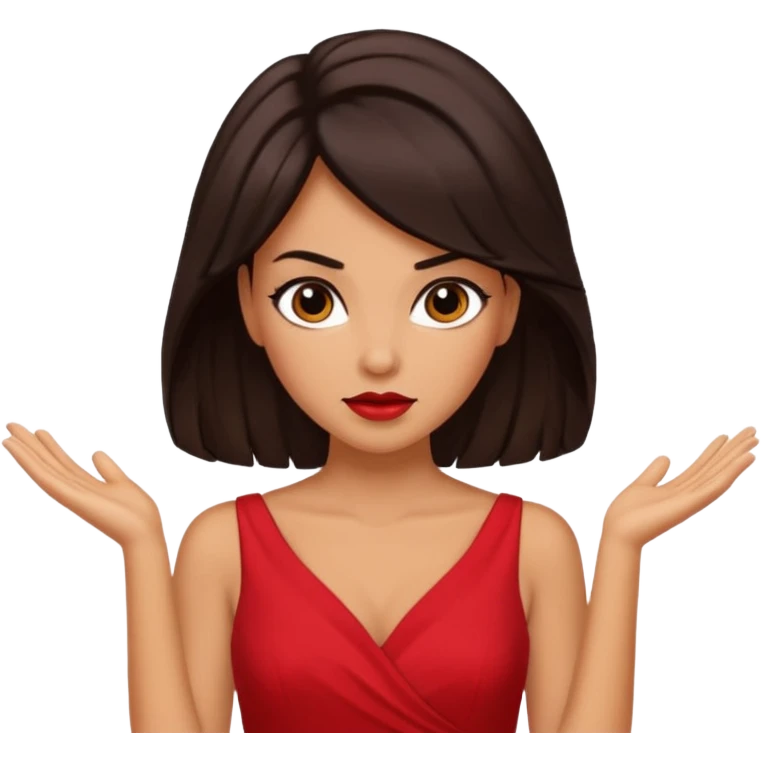 Sassy hair flip  emoji