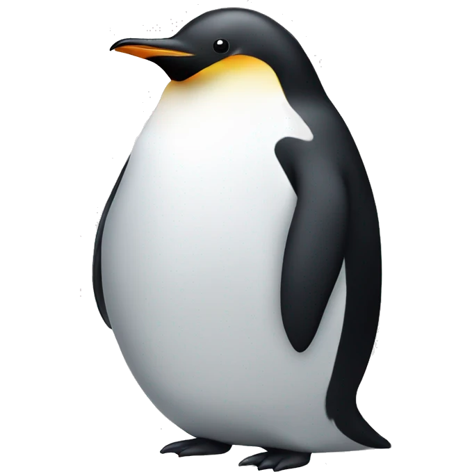 Fat penguin  emoji
