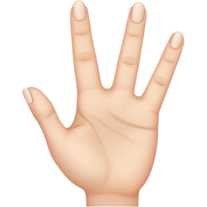 3 fingers hand  emoji