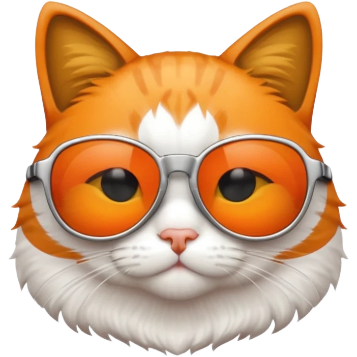 Cat wearing sunglasses emoji