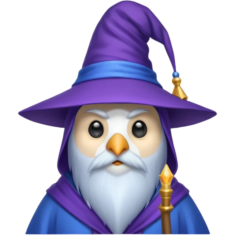 Penguin Wizard emoji