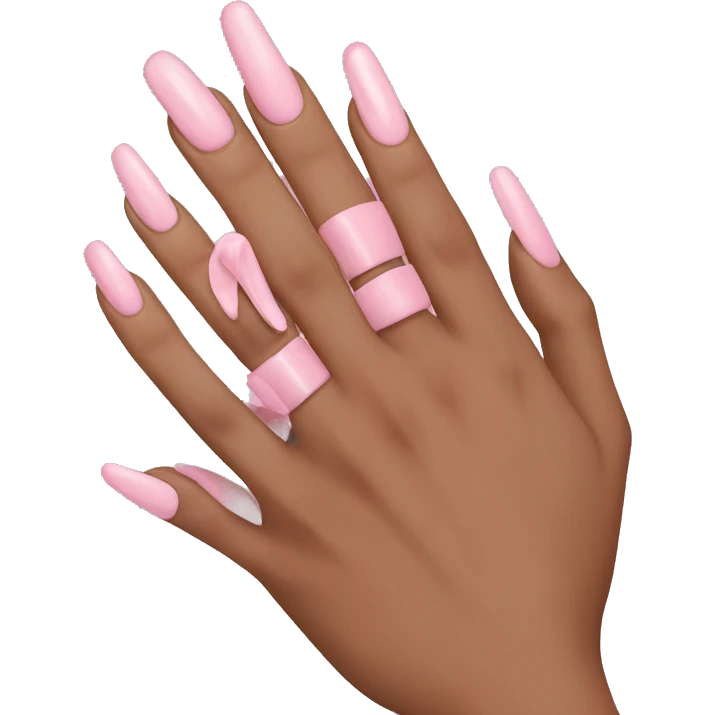Light pink nails emoji