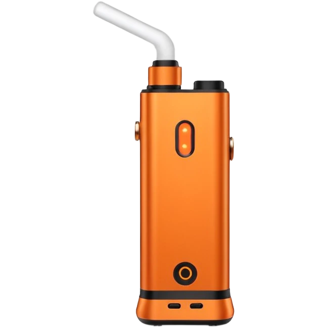 orange vaporizer emoji