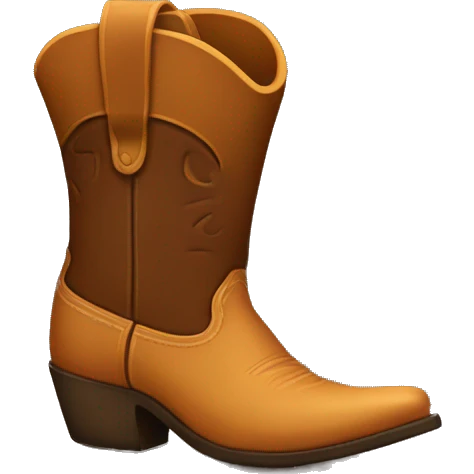 cowboy boot  emoji