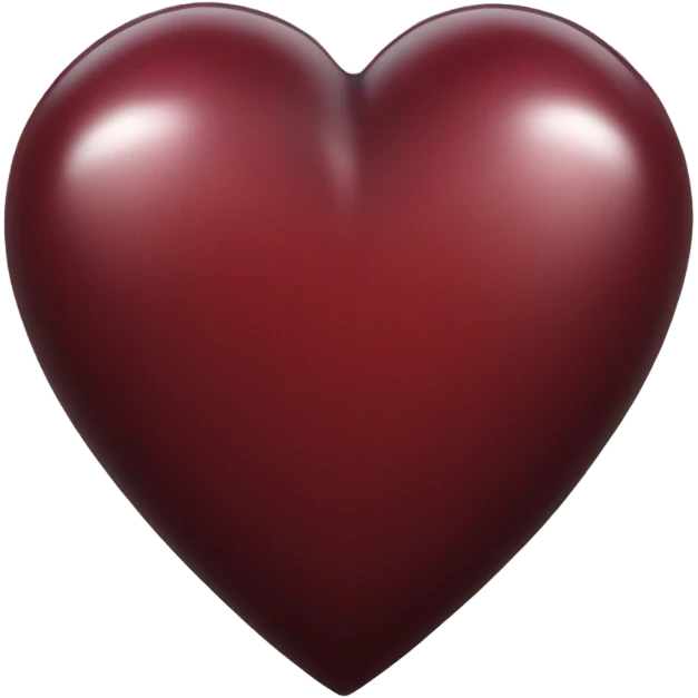 dark red heart emoji