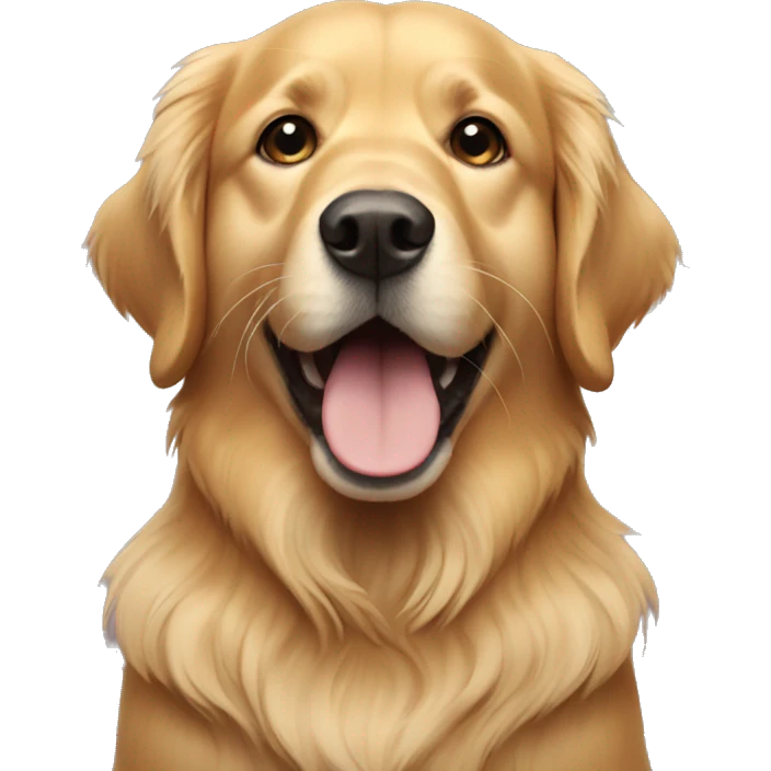 golden retriever  emoji