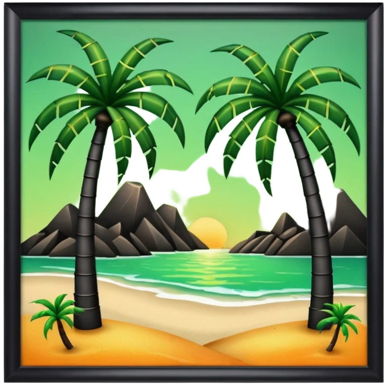 Steel, heat, and palm trees emoji