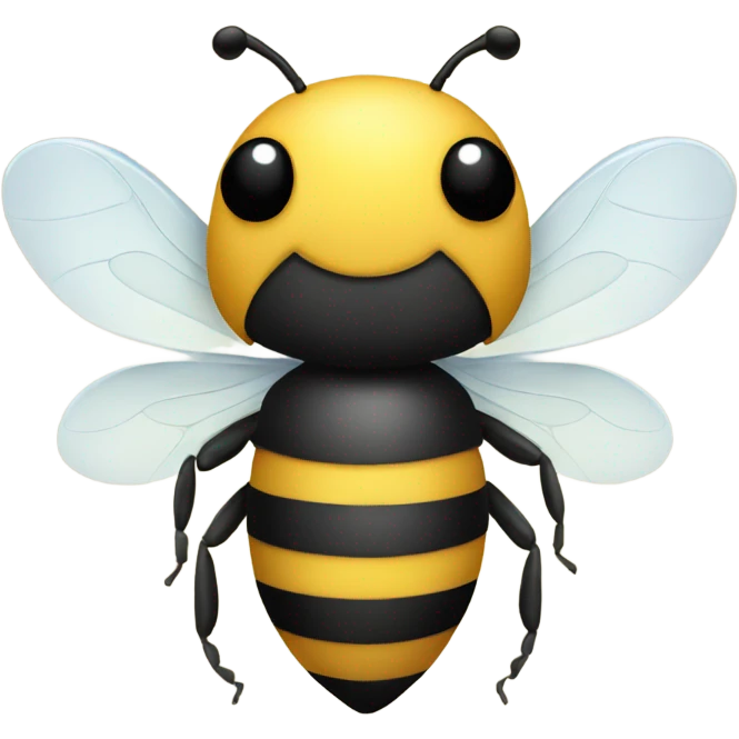 Pretty bee emoji