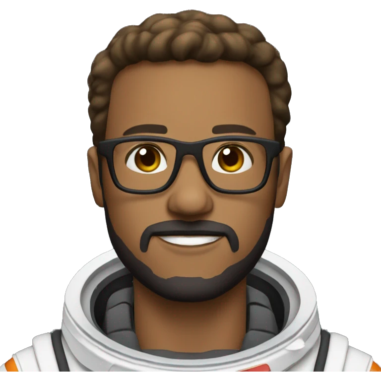 astronaut black-goatee caucasian-man glasses bur emoji