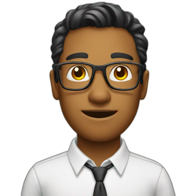 a nerd emoji