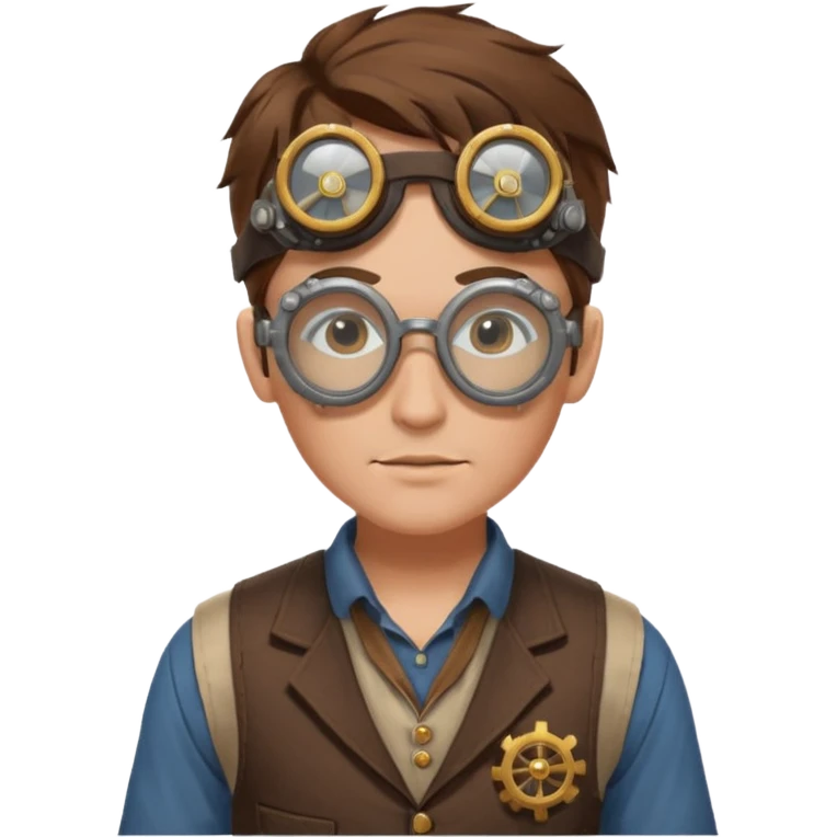 Steampunk Inventor emoji