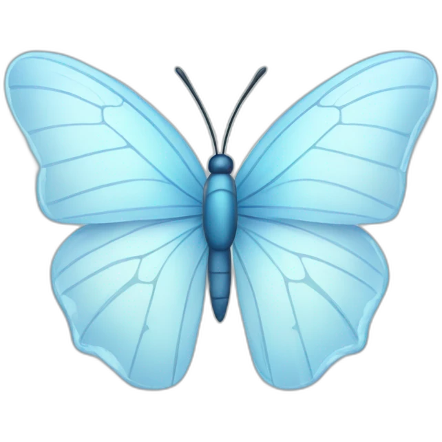 Ice butterfly emoji