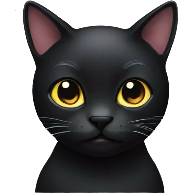 Black cat emoji