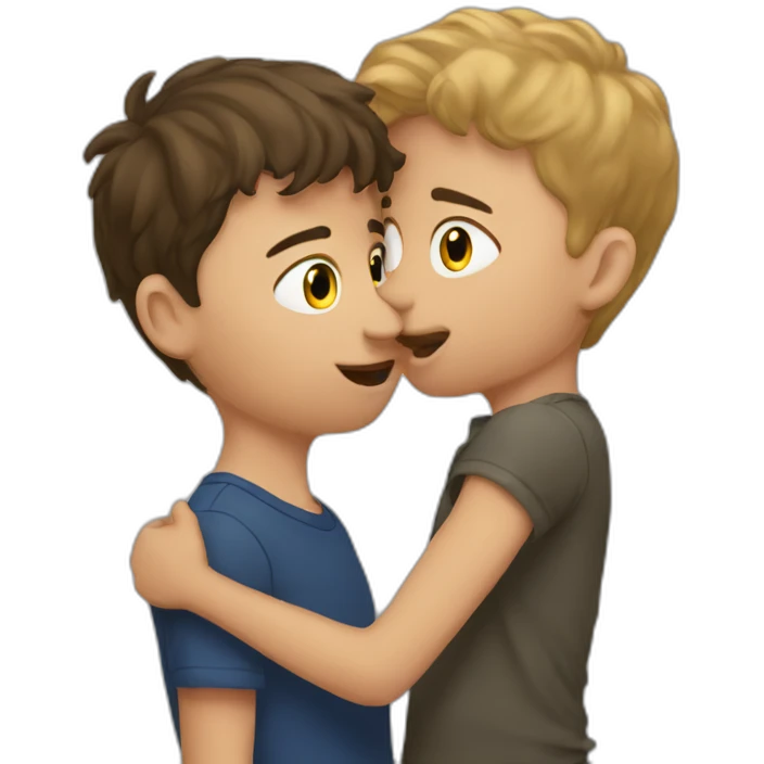 Andrew tate kissing his brother emoji