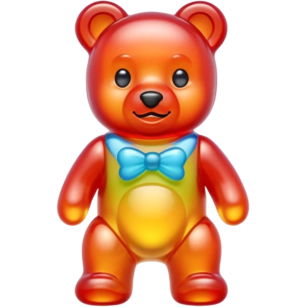 gomita de osito de colores emoji