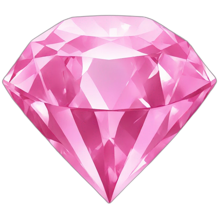 Pink diamond  emoji